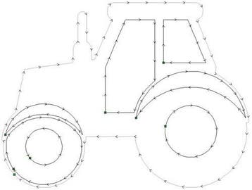 Tractor trekker steekschuimvorm maatwerk oase voor verse, Ophalen of Verzenden, Nieuw