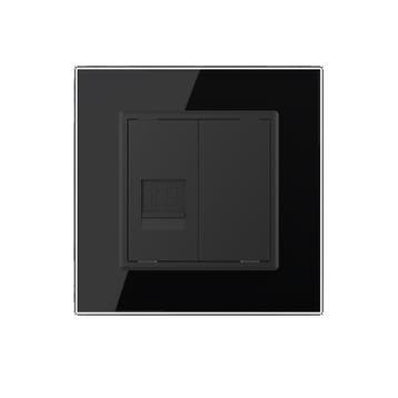 Livolo | Zwart | SR | Netwerk RJ45 Cat.6A | Blindplaat, Ophalen of Verzenden, Nieuw