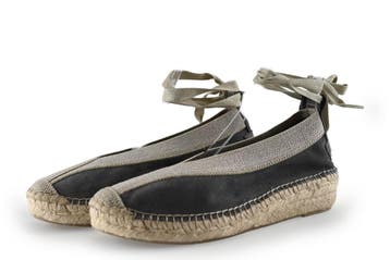 Shabbies Amsterdam Espadrilles in maat 39 Grijs, Shabbies Amsterdam, Verzenden, Zo goed als nieuw, Grijs