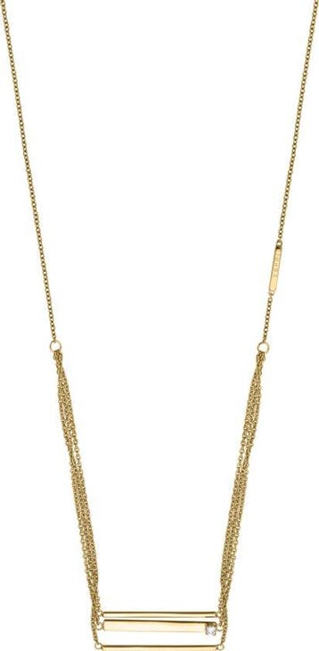 Esprit ESNL00351342 Lure collier - Zilver geelgoudverguld -, Sieraden, Tassen en Uiterlijk, Kettingen, Verzenden, Nieuw
