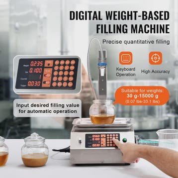 Automatische Vloeistof Vulmachine 30-15000g met Digitale Con, Verzenden, Nieuw