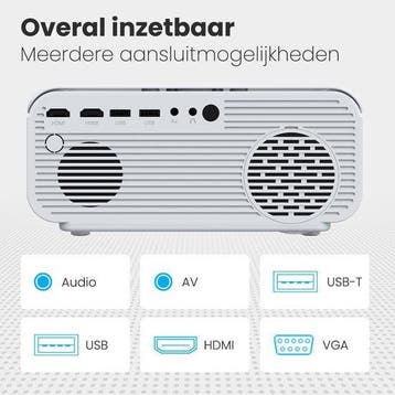 2dekans | Auronic Beamer Full HD - 10.000 Lumen - WiFi - 170, Ophalen of Verzenden, Zo goed als nieuw, Auronic