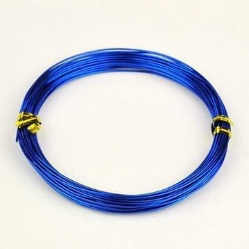 Aluminium draad 1,5mm dik, 6m per rol Donker Blauw, Ophalen of Verzenden, Nieuw, Draad