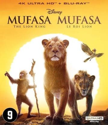 Mufasa the lion king 4k ultra hd (blu-ray tweedehands film), Ophalen of Verzenden, Zo goed als nieuw