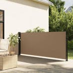 vidaXL Windscherm uittrekbaar 100x500 cm taupe, Verzenden, Nieuw