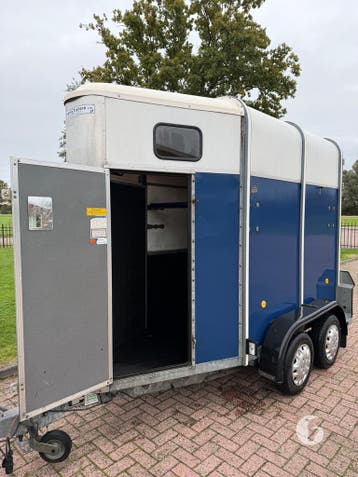 Leuke Ifor Williams 1,5 paards! Aluminium bodem!, Dieren en Toebehoren, Ophalen, Zo goed als nieuw, Aluminium, 1½-paards trailer