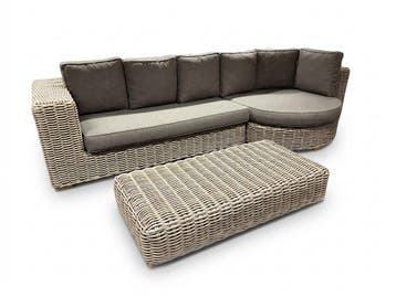 Showroommodel Queen chaise longue loungeset, Tuin en Terras, Ophalen of Verzenden, Nieuw