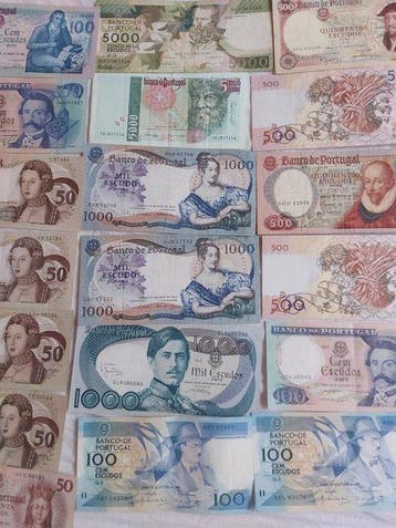 Portugal. - 25 Banknotes - Various Dates (Zonder