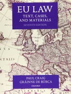 EU Law 9780198856641 Professor Paul Craig, Boeken, Verzenden, Gelezen, Professor Paul Craig