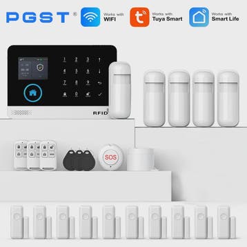 Slimme Draadloze Home Alarmset met WiFi & GSM - Tuya Smart L, Verzenden