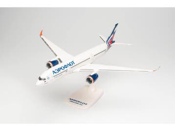 Schaal 1:200 Herpa 613217 Airbus A350-900 Aeroflot Russia..., Ophalen of Verzenden, Nieuw