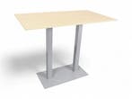 Vepa T60VH bartafel, 140x80x110 cm, alu-licht eiken, Overige plaatsen, Ophalen of Verzenden, Gebruikt, Tafel