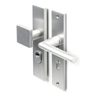 Veiligheidsbeslag met duwer | Intersteel | 72 mm, Verzenden, Nieuw