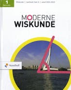 1 havo/vwo / Moderne Wiskunde / leerboek A 9789001120337, Verzenden, Zo goed als nieuw