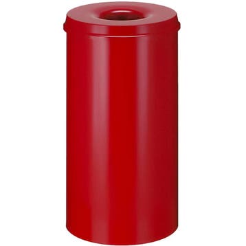 Afvalbak | Metaal | Rood | 50L | Open | Vlamdovend |, Verzenden, Nieuw in verpakking