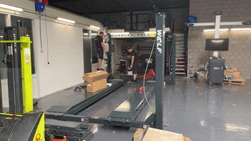 Wolf 4 koloms hefbrug uitlijnen 4,5 ton, 5,7 meter, Ophalen, Nieuw