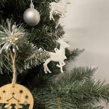 Ruhhy Rendier Kerstballen Set van 9 - Een Feestelijke Gla..., Ophalen of Verzenden, Nieuw