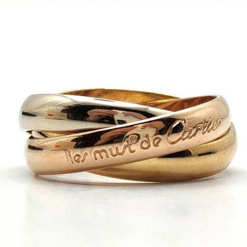 Cartier - Ring - 18 karaat Geel goud - Drie-eenheid, Sieraden, Tassen en Uiterlijk, Ringen, Nieuw