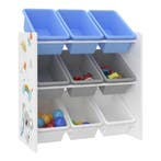 [en.casa] Kinderrek Muxía speelgoedkast 60x62x26,5 cm Koala, Verzenden, Nieuw