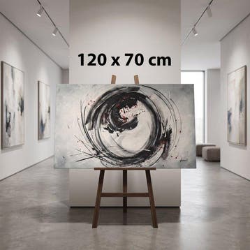 Monika Spiewak - Abstract - Oil Painting Stretched On The