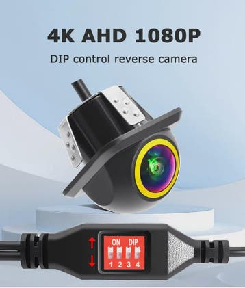 Universele 4K AHD Auto Achteruitrijcamera 1080P met Nachtzic, Verzenden, Nieuw