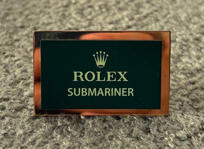 Rolex - Rolex Submariner – Origineel Dealer Vitrine Display, Antiek en Kunst, Antiek | Wandborden en Tegels