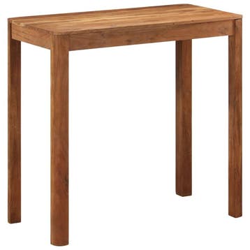 vidaXL Bartafel 110x55x106 cm massief acaciahout met, Huis en Inrichting, Verzenden, Nieuw
