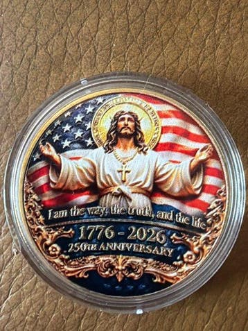 wereld. 250th Anniversary Jesus USA 24g (Zonder