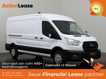 Ford Transit Bestelbus L3 H2 2023 Diesel Handgeschakeld, Auto's, Ford, Zwart, Wit, Nieuw, Dealer onderhouden