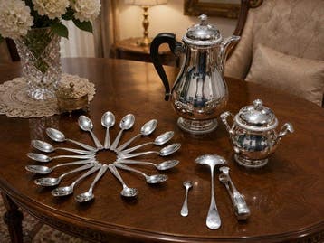 Christofle - Koffieservies (27) - Verzilverd