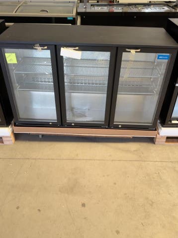 Barkoeler 3 Deurs Glas | Zwart | OUTLET €399 excl. BTW, Ophalen, Nieuw