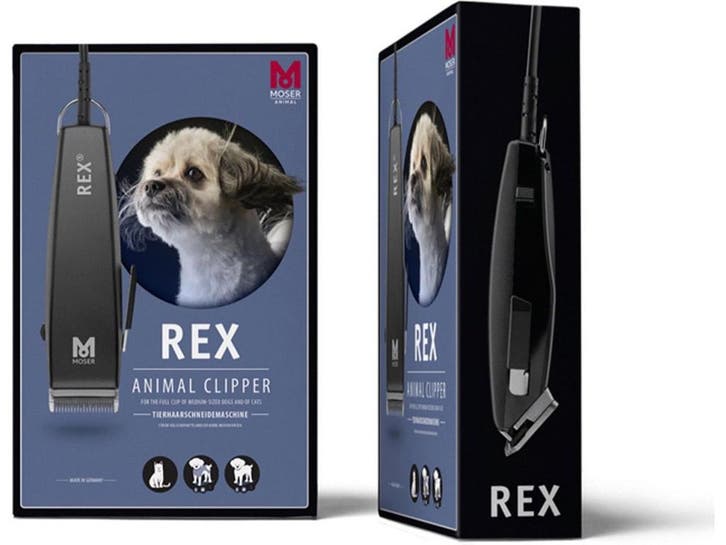 Moser Tondeuse Rex 1230 - Hondenvachtverzorging - Zwart, Huis en Inrichting, Overige Huis en Inrichting, Nieuw, Verzenden