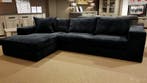 Loungebank Loenen - loungebanken - Zwart, Nieuw, 150 cm of meer, Stof, 250 tot 300 cm
