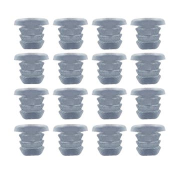 Set van 100 PVC dopjes, pluggen (binnenkant, rond, 5.0 mm,, Ophalen of Verzenden, Nieuw