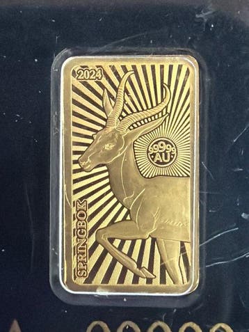 Salomonseilanden. 10 Dollars 2024 Springbock - 1/100 oz