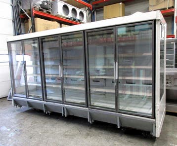 Norpe Wandkoeling met 6 deuren, B385 x D110 x H202cm, zonder, Gebruikt