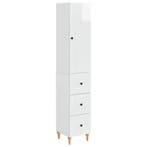vidaXL Kastenset 2 pcs 33 x 34,5 x 90 cm Bewerkt hout, Huis en Inrichting, Verzenden, Nieuw