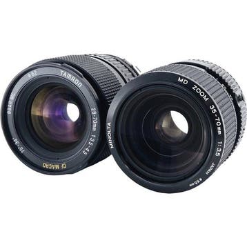 Minolta MD Zoom 3.5/35-70mm + Tamron 3.5-4.5/28-70mm CF, Nieuw