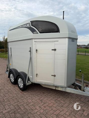 Vol-Alu Atec 2 Paards paardentrailer, Dieren en Toebehoren, Ophalen, Zo goed als nieuw, Aluminium, 2-paards trailer