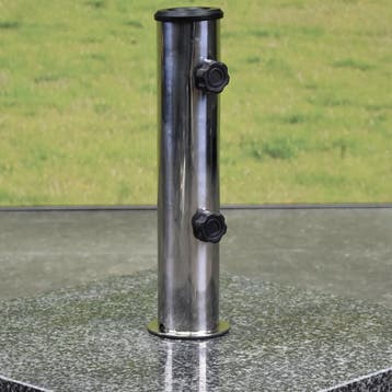 AVH parasolvoet 40 kg met 4 wielen graniet, Ophalen of Verzenden, Nieuw