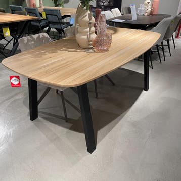 Walden Eettafel - Profijt Meubel, Huis en Inrichting, Tafels | Eettafels, Eikenhout, Nieuw, 150 tot 200 cm, Industrieel