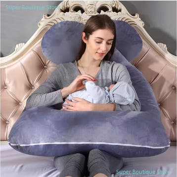 Katoenen Zwangerschapskussen 1.3KG – Voedingskussen, Kinderen en Baby's, Babyvoeding en Toebehoren, Verzenden, Nieuw