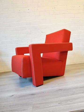 Cassina - Gerrit Rietveld - Fauteuil - Utrecht 637 - Wol,