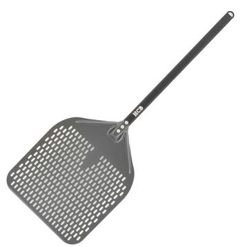 HCB Pizzaschep - geperforeerd blad - 100 cm - geanodiseerd, Verzenden, Nieuw