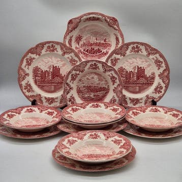 Eetservies - Johnson Bros – Geschirr-Set „Old Britain