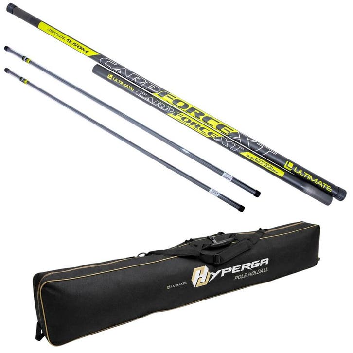 Ultimate Carpforce XT Complete Vaste Hengel Set 9.5m, Watersport en Boten, Hengelsport | Algemeen, Nieuw, Verzenden