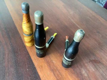 3 fles pijpen stanhope glas dia voorstelling - Zonder, Nieuw