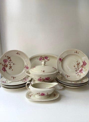 Hutschenreuther - Tafelservies (13) - Porselein - VS-zone,, Antiek en Kunst