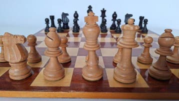 Schaakspel - Hout