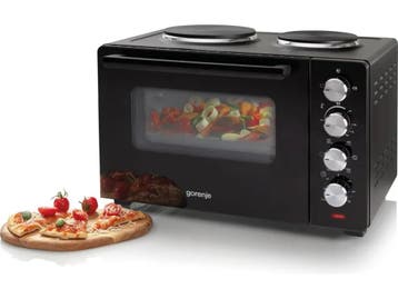 GORENJE OM30GBX Mini Oven met Kookplaten 30 Liter 3200 Watt, Verzenden, Nieuw